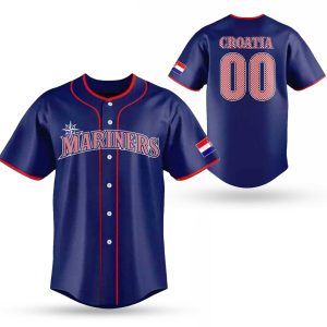 Seattle Mariners Croatian Heritage Day Baseball Jersey 2025 Giveaway 1