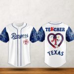Texas Rangers Teacher Appreciation Week Baseball Jersey 2025