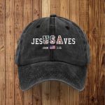 USA Jesus Saves America Hat