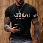 USA Jesus Saves Jonh 3 16 America Shirt