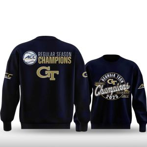 Georgia Tech ACC Regular Season Champions Sweatshirt 2025 2
