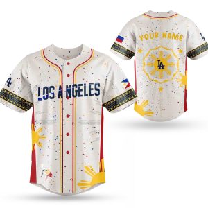 Los Angeles Dodgers Filipino Heritage Night Baseball Jersey 2025 1