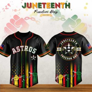 Houston Astros Juneteenth Day Baseball Jersey 2025