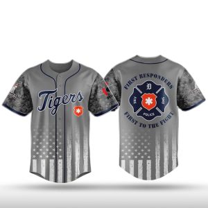Detroit Tigers First Responders Jersey 2025 1