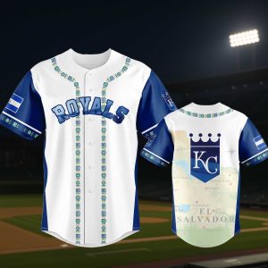 Kansas City Royals Salvadoran Heritage Jersey 2025 1