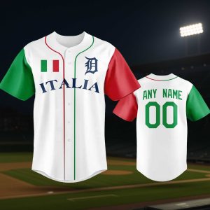 Detroit Tigers Italian Heritage Night Jersey 2025 1