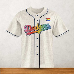 Los Angeles Dodgers Pride Night 2025 Baseball Jersey 2025