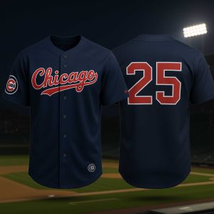 Cubs First Responders Appreciation Baseball Jersey 2025 Giveaway