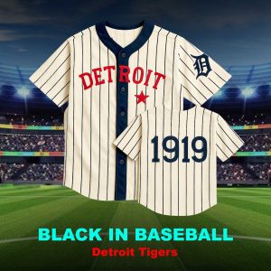 Detroit 1919 Black in Baseball Jersey 2025 (1)