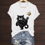 NOPE No Kings In America Black Cat Shirt