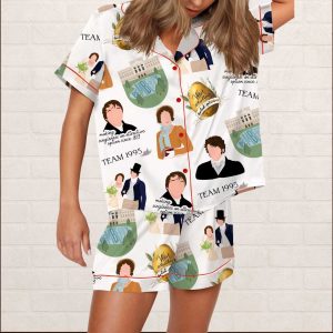1995 Pride And Prejudice Silky Satin Pajama Set 1
