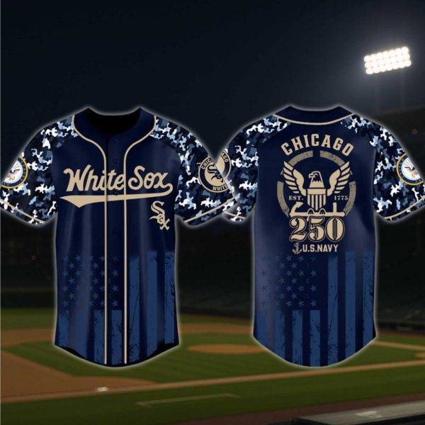 Chicago White Sox US Navy 250th Birthday Jersey 2025