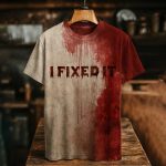 I Fixed It Bloody Printed Shirt