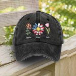 Foxglow Daisy Tulip FDT Baseball Cap