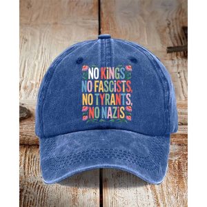No Kings No Fascists No Tyrants No Nazis Hat