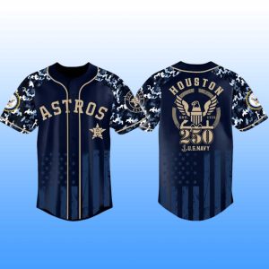 Houston Astros US Navy 250th Birthday Jersey 2025