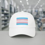 America Flag in Trans Colors Hat