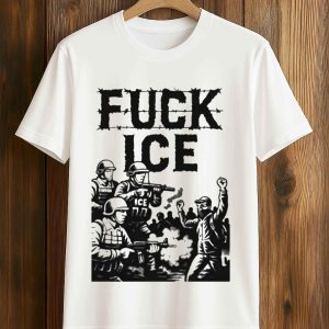 Fuck ICE Barbed Wire Protest T Shirt