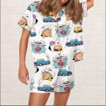 Chattahoochee Country Music Silky Satin Pajama Set