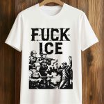Fuck ICE Barbed Wire Protest T-Shirt