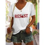 Resist Feminist Female Empowerment Women's Rights Pro Choice Shirt