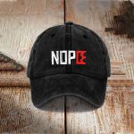 No Kings Nope Protest Sign Hat