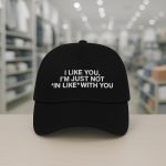 I Like You I'm Just Not In Like With You Hat
