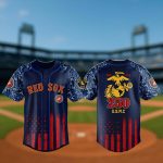 Boston Red Sox USMC 250th Birthday Baseball Jersey 2025