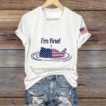 I'm Fine 4th Of July Shirt