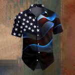 Independence Day American Flag Hawaiian Shirt