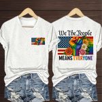 We The People Means Everyone V-Neck T-shirt