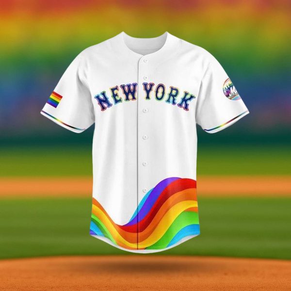 NY Mets Pride Night Jersey 2025