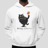 No Kings In America Cat Black Shirt
