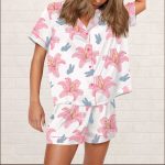 Tiger Lily Silky Satin Pajama Set