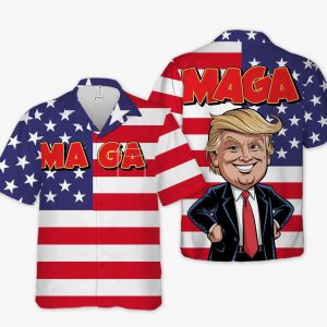 Maga Trump America Hawaiian Shirt