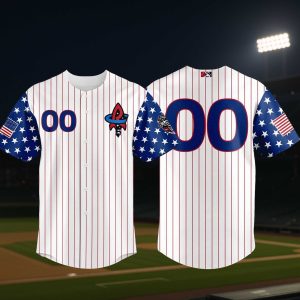 Rocket City Trash Pandas Independence Day Baseball Jersey 2025