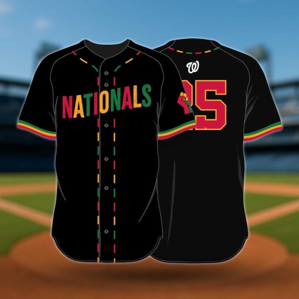 Washington Nationals Pride Night Out Baseball Jersey 2025