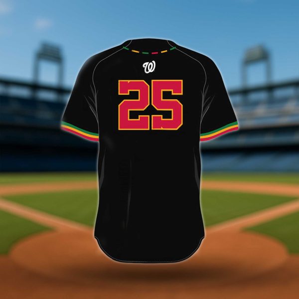 Washington Nationals Pride Night Out Baseball Jersey 2025