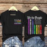 We The People No Kings In America Print T-Shirt