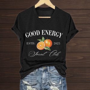 Good Energy Oranges Social Estd 2025 Club Shirt
