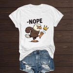 No Kings In America Eagle Crown Nope Shirt