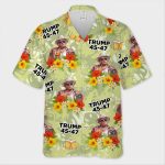 Trump 45 47 Aloha Summer Hawaiian Shirt