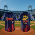 New York Yankees USMC 250th Birthday Baseball Jersey 2025
