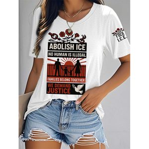 Abolish ICE No Human Is Illegal Families Belong Together Shirt