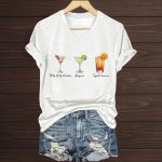 FDT Cocktail Filthy Dirty Martini Daiquiri Tequila Sunrise Shirt