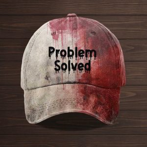 Problem Solved Bloody Halloween Hat