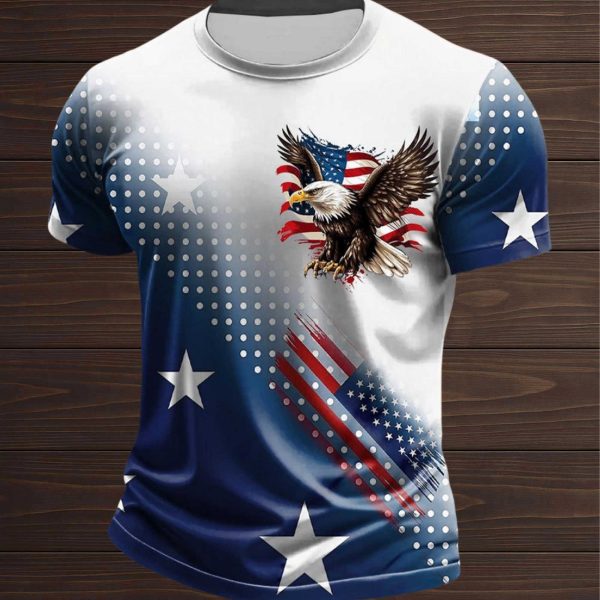 American Flag Eagle T Shirt