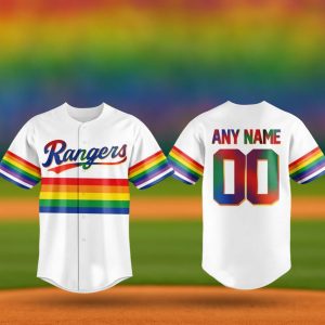 Texas Rangers Pride Night Baseball Jersey 2025