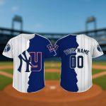 New York Yankees and New York Giants Baseball Jersey 2025