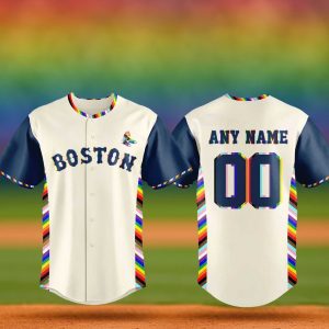 Pride Night Red Sox Baseball Jersey 2025